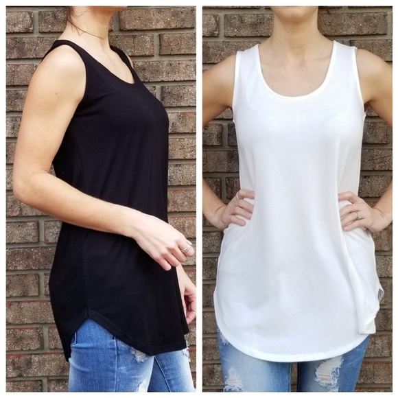 Boutique Tops - 2-Pack Basic Scoop Neck Tanks ▫️LAST 2▫️